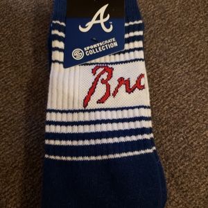 Atlanta Braves Crew Height Socks